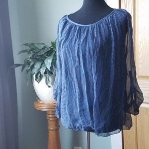 Piazza Roma Chiffon Top